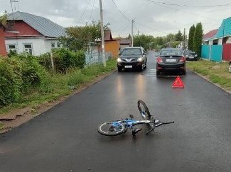 В Плавске 8-летний велосипедист попал под колеса "Hyundai Solaris"