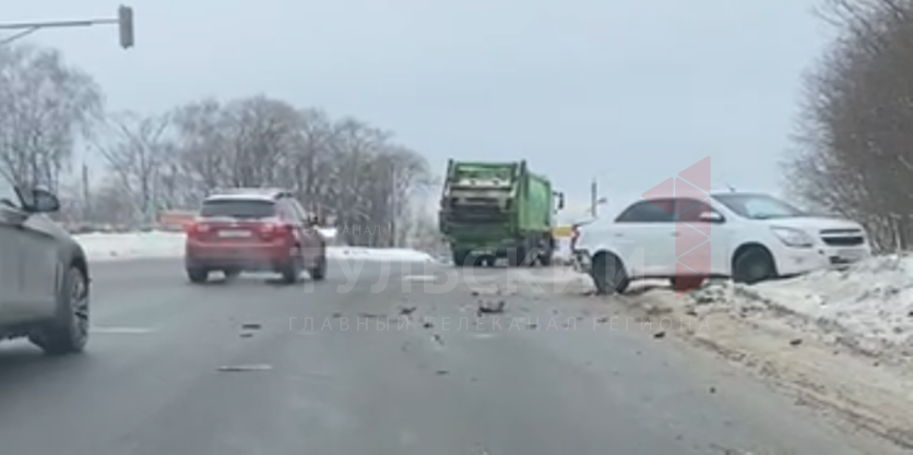 Новомосковское шоссе перекрыто