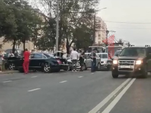 В Туле в массовой аварии на улице Октябрьской пострадали три человека