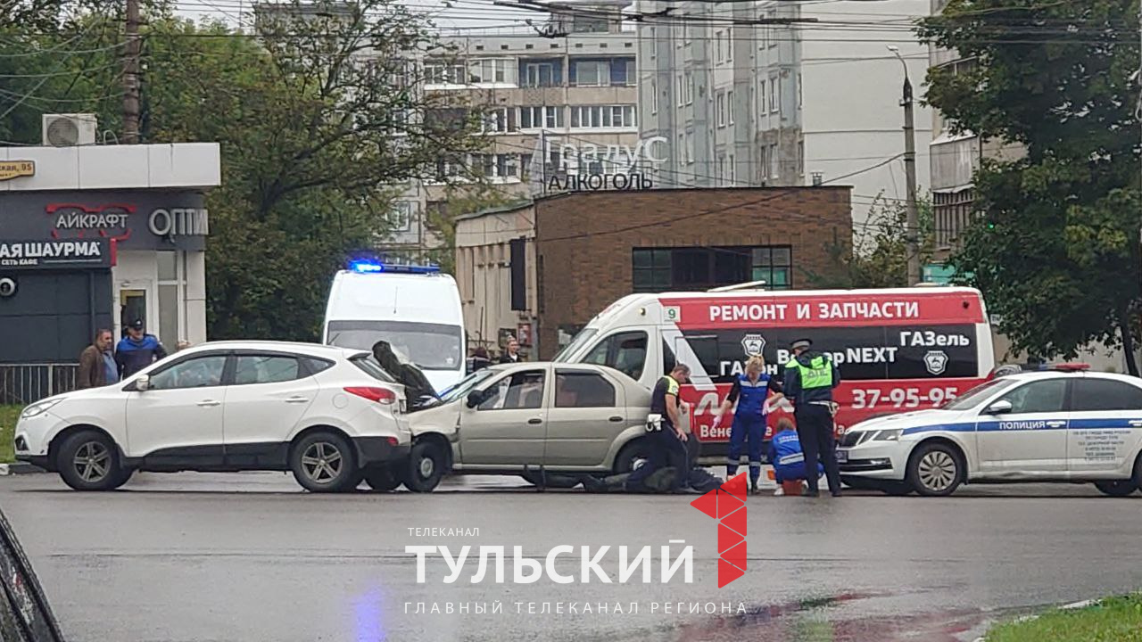 В тульском Заречье произошло жесткое ДТП | 02.09.2023 | Тула - БезФормата