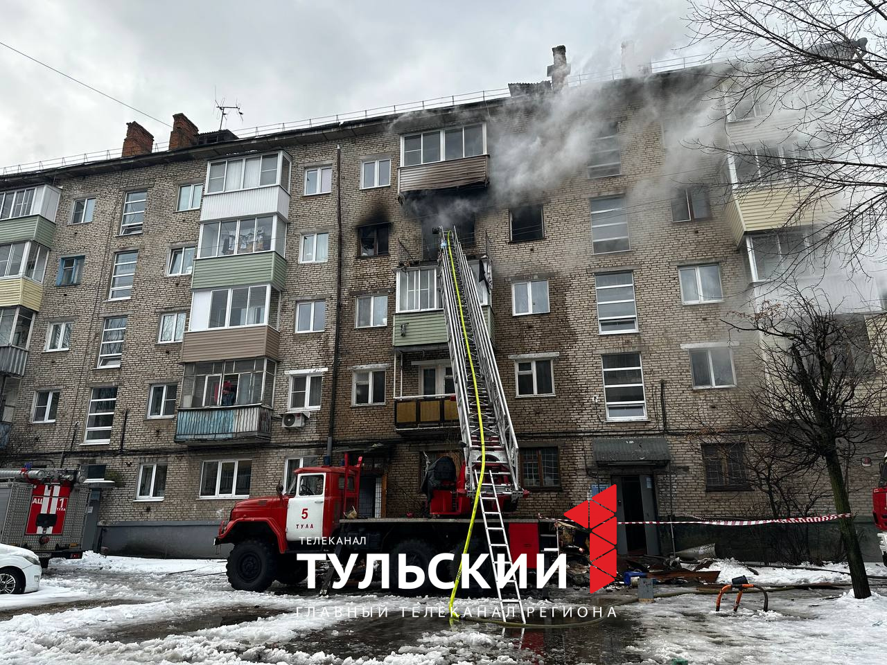 На пожаре на улице Оборонной погиб туляк - Новости Тулы и области - 1tulatv