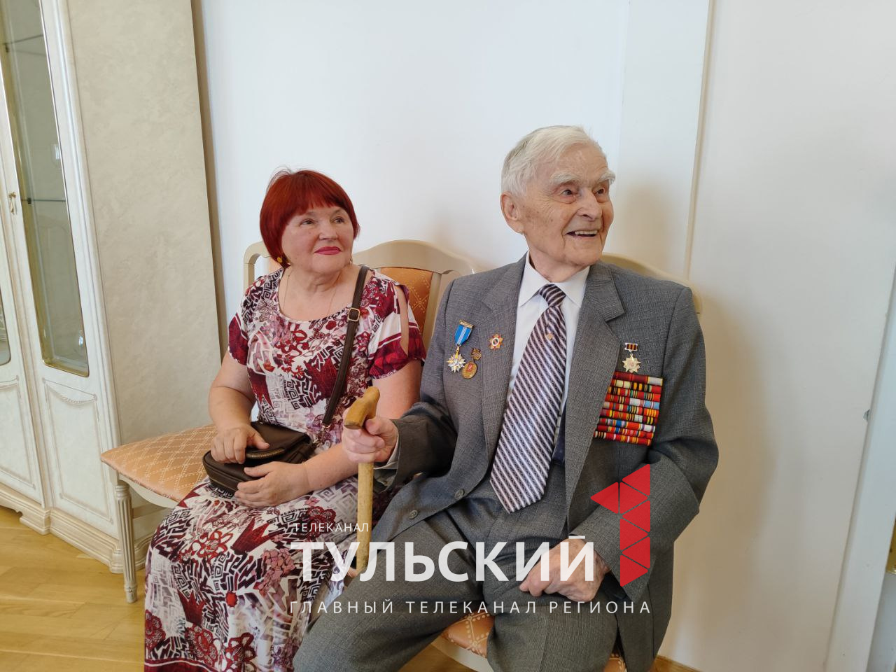 В Туле ветерана Великой Отечественной войны поздравили со 100-летним юбилеем