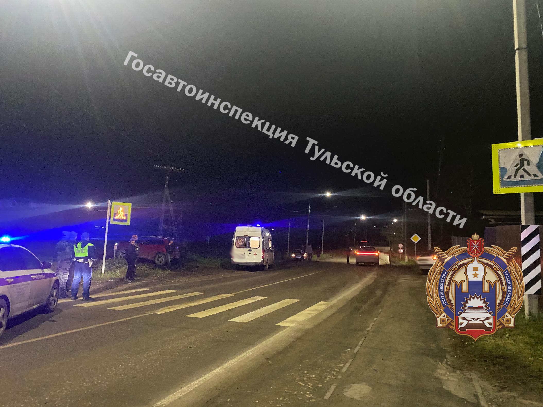 Под Киреевском сбили 16-летнего пешехода