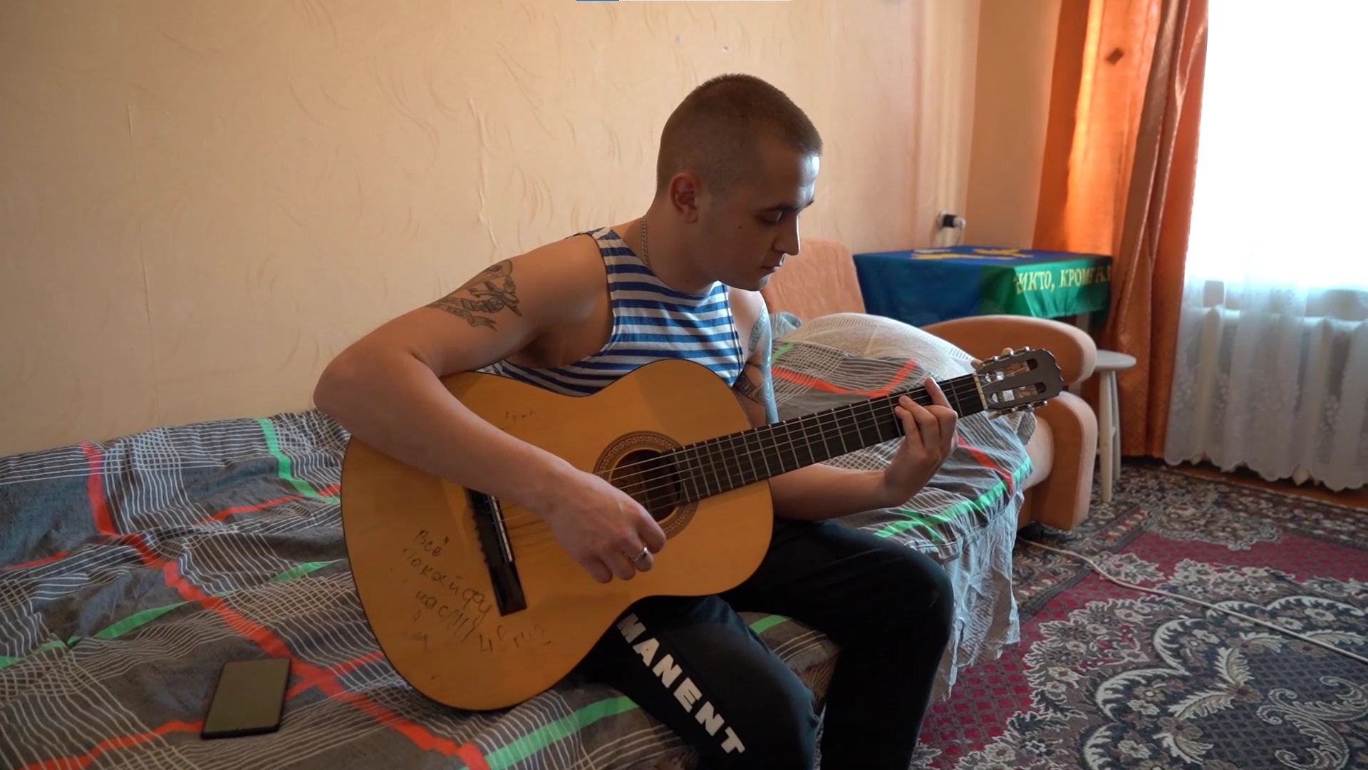 Ветеран СВО из Новомосковска написал песню о жизни на передовой