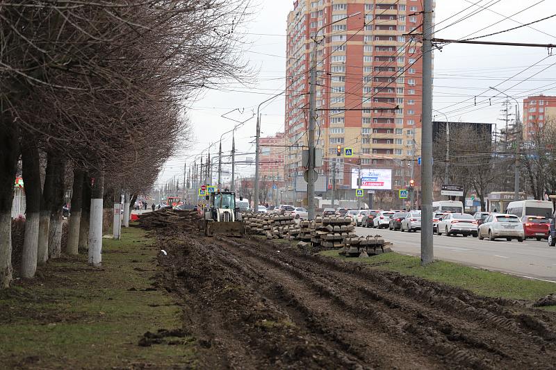 Когда в Туле закончат ремонт трамвайных путей на проспекте Ленина
