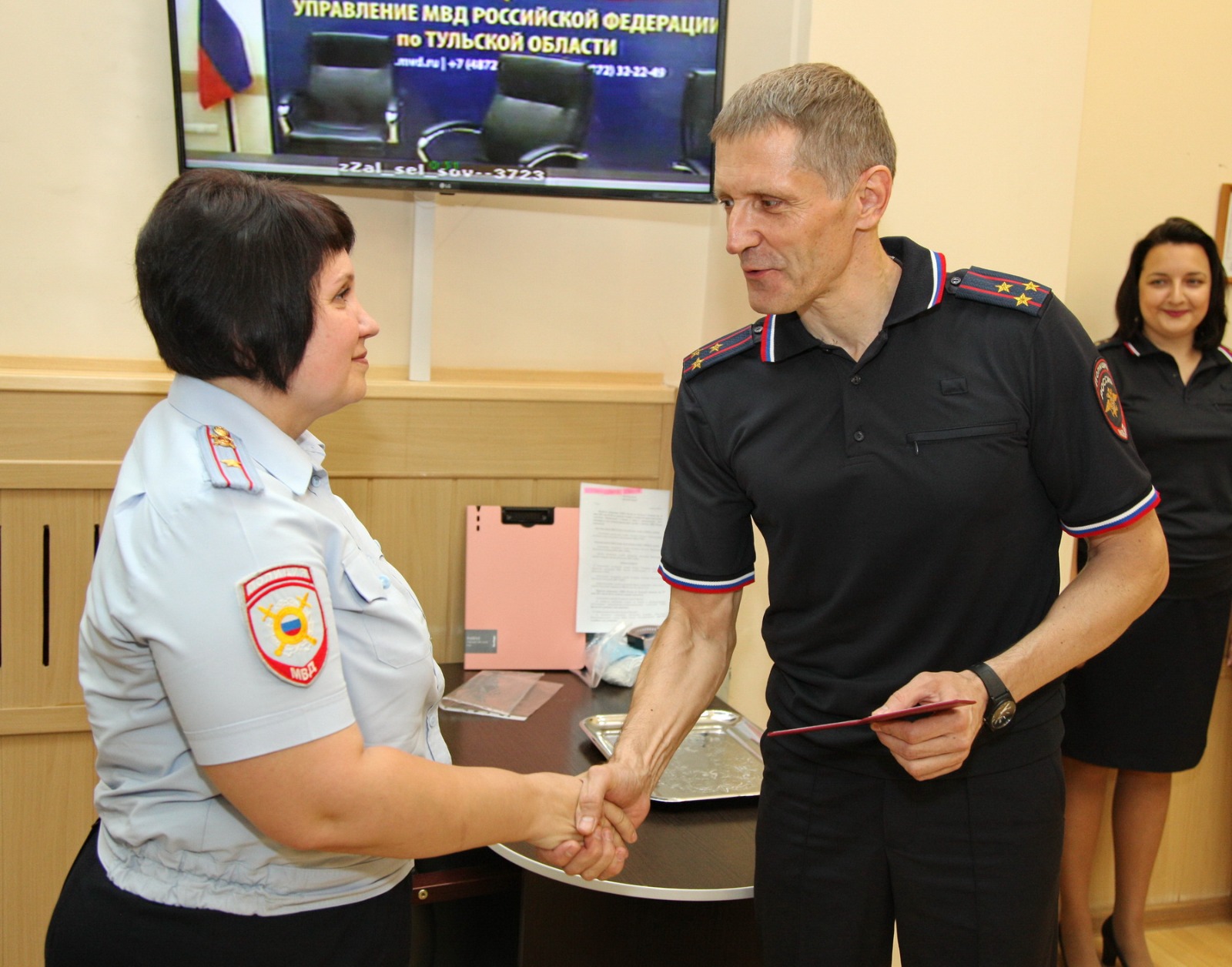 Майор Наталья Еремина возглавила отделение полиции «Воловское» | 06.07.2023  | Тула - БезФормата