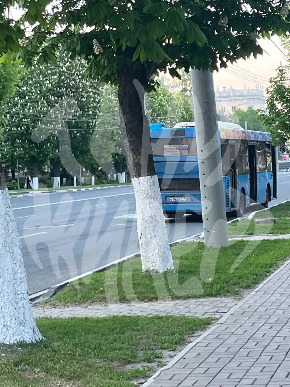 Туляки сообщили о возгорании автобуса на проспекте Ленина