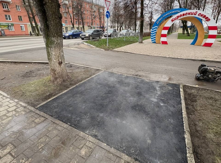 За неделю в Туле отремонтировали более двух тысяч квадратных метров дорожного покрытия