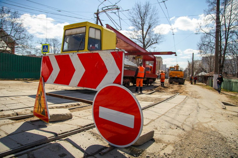 В Туле отремонтируют трамвайные пути на нескольких улицах