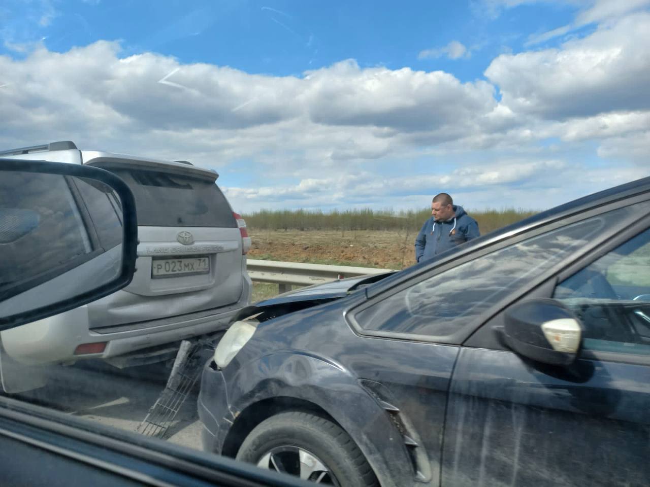 На Калужском шоссе в Туле произошло массовое ДТП