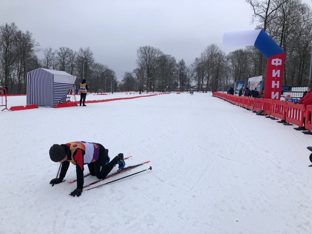 В поселке Косая Гора проходят областные соревнования по лыжным гонкам