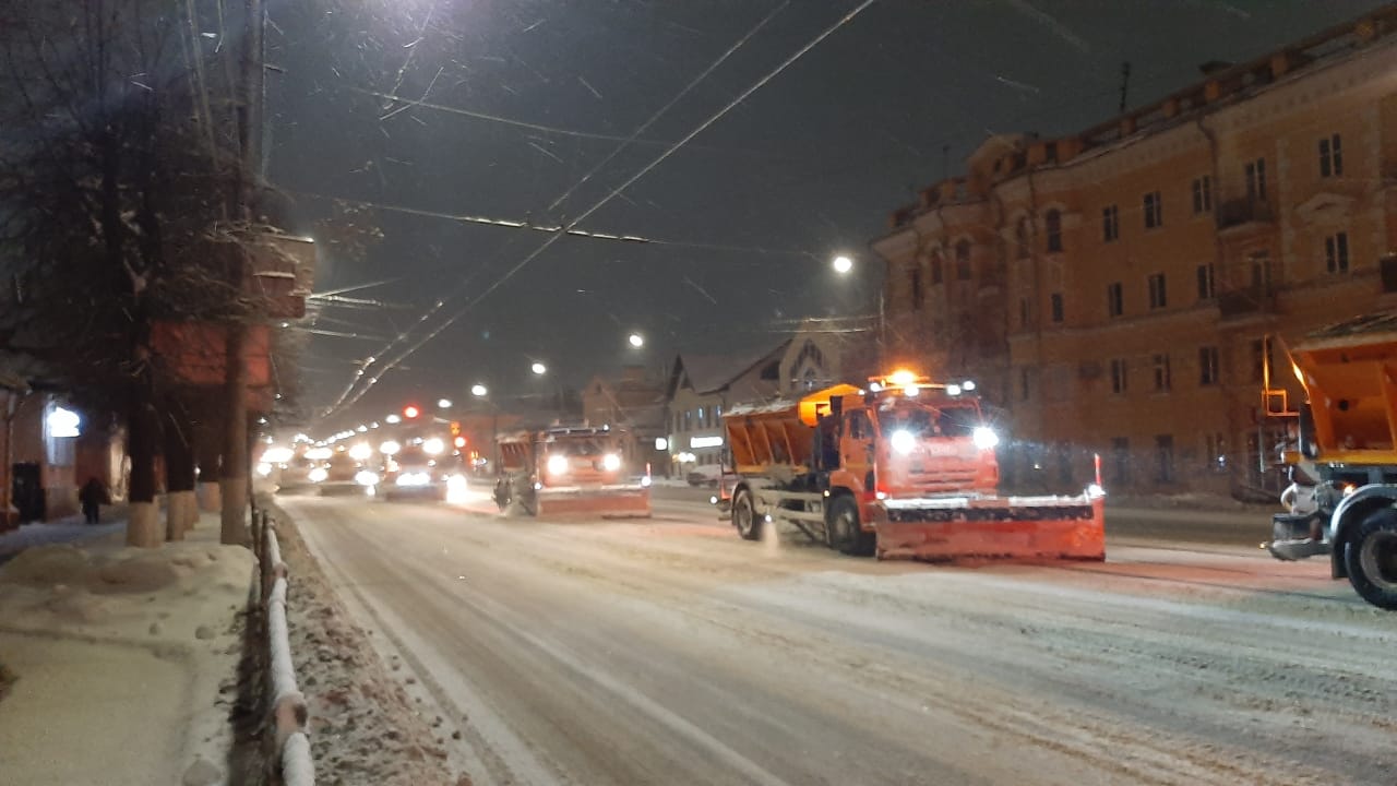 Как в Туле борются с последствиями снегопада