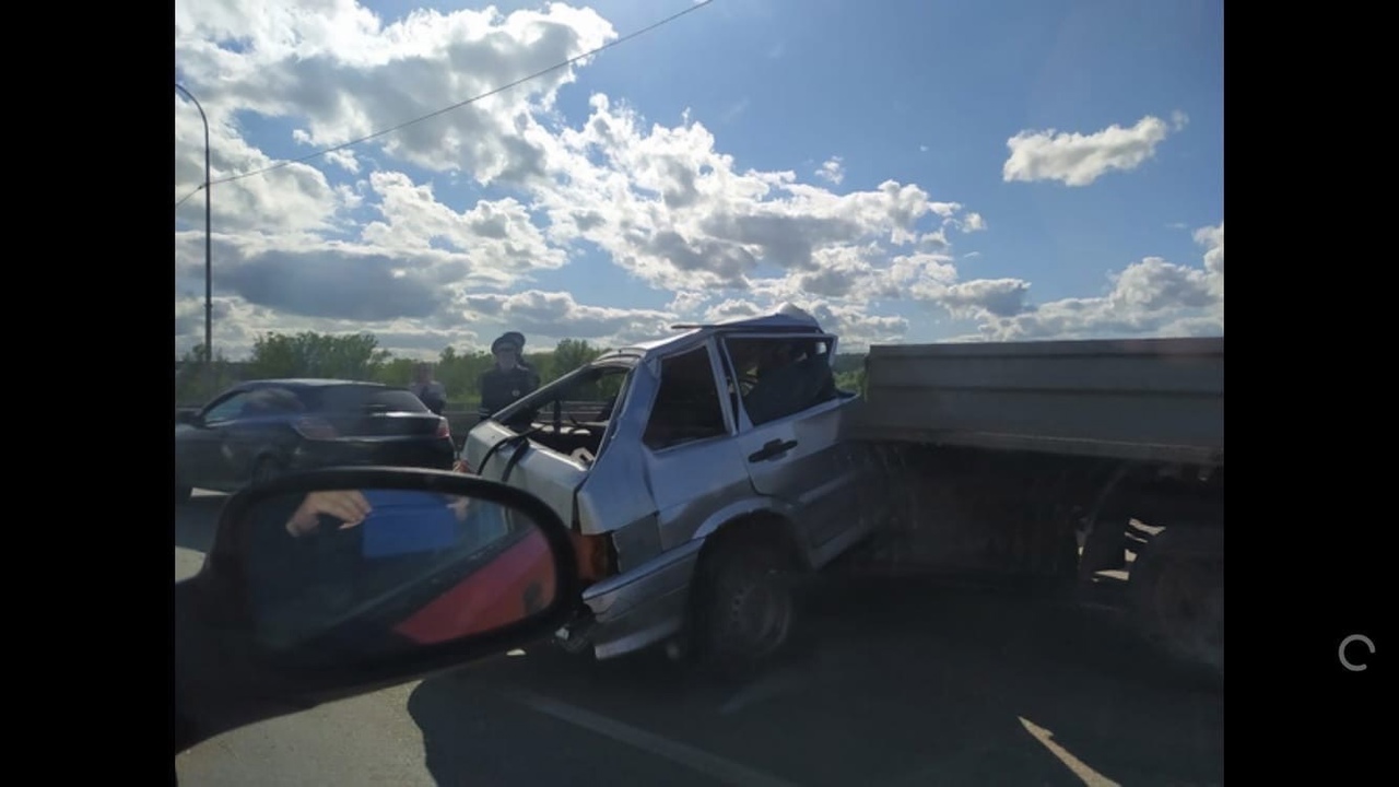 В Алексине на мосту через Оку столкнулись 