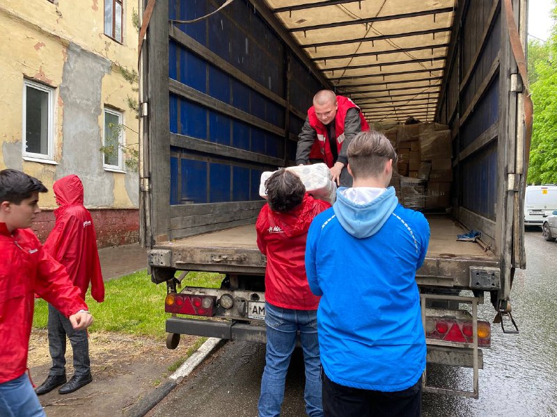 В Тулу пришло 10 тонн гуманитарной помощи для переселенцев из ЛНР и ДНР