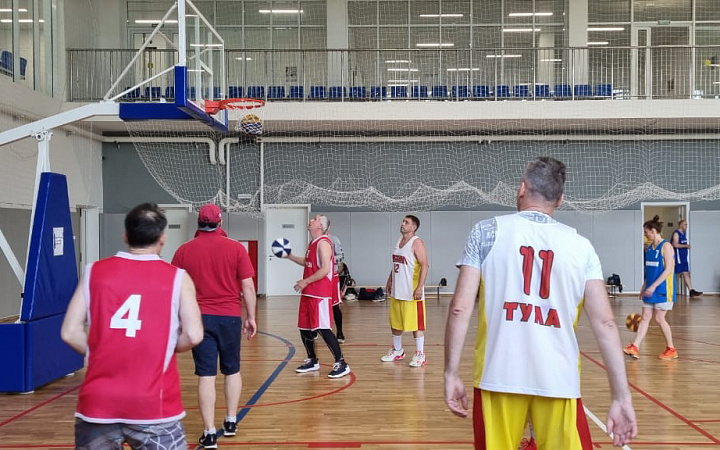 В Туле проходит финал Первенства ЦФО по баскетболу среди ветеранов
