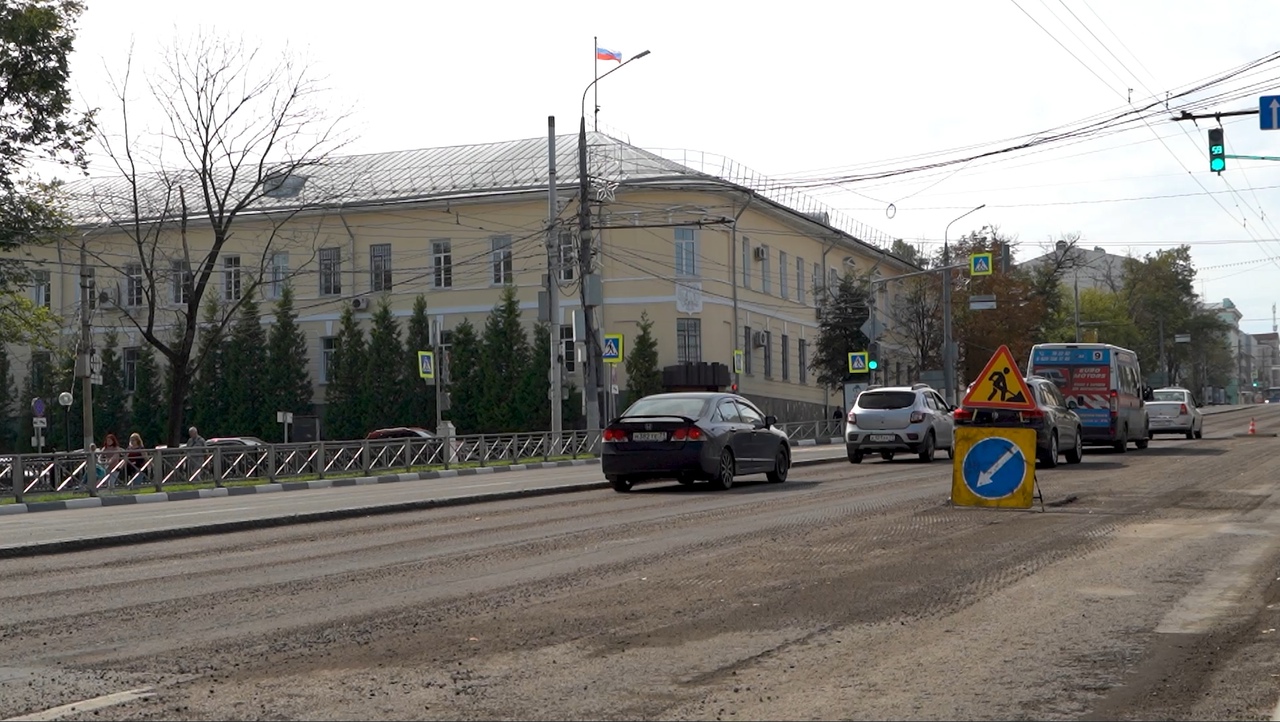 Проспект ленина открыли. Тула проспект Ленина дорога. Проспект Ленина начало.