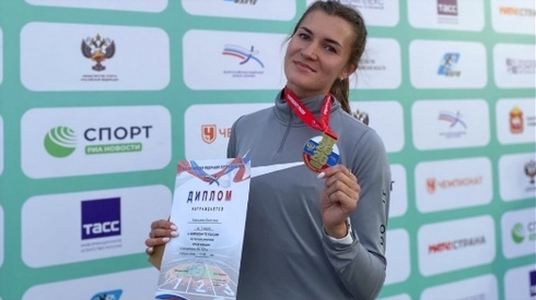 Тульская спортсменка завоевала две золотые медали на Чемпионате России по легкой атлетике