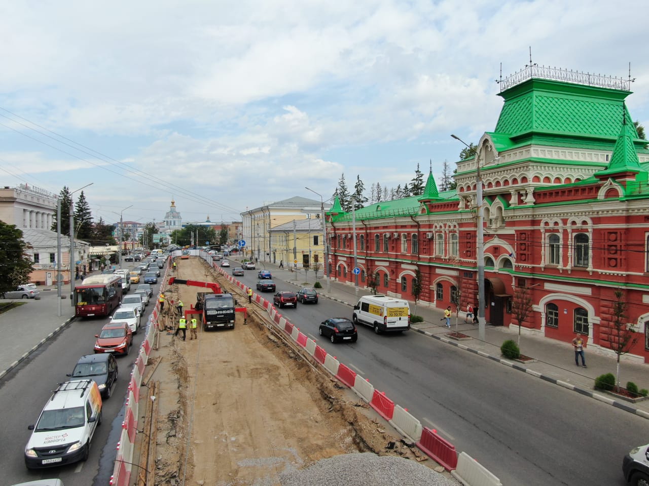 Администрация Тулы предъявит претензию подрядчику за срыв сроков ремонта  улицы Советской - Новости Тулы и области - 1tulatv