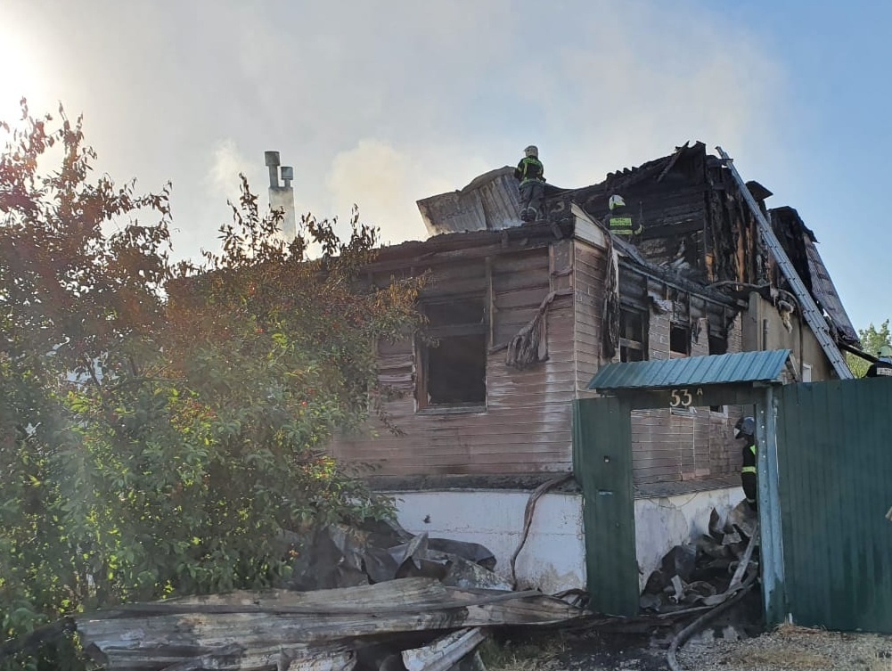На пожаре в Туле погиб 45-летний мужчина