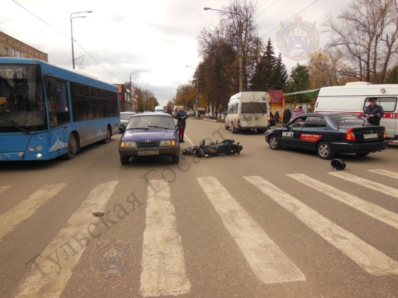 В Донском подросток-мотоциклист после ДТП попал в больницу