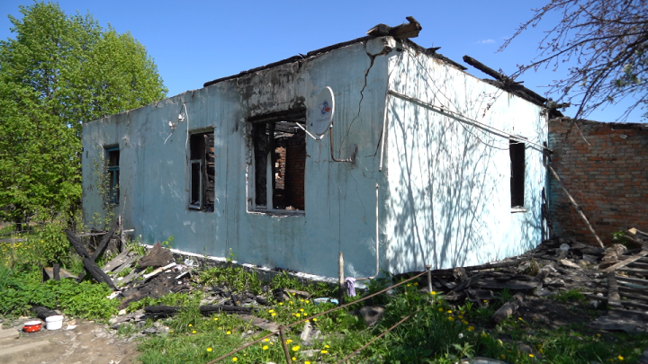 В Дубне семья участника СВО потеряла дом из-за пожара