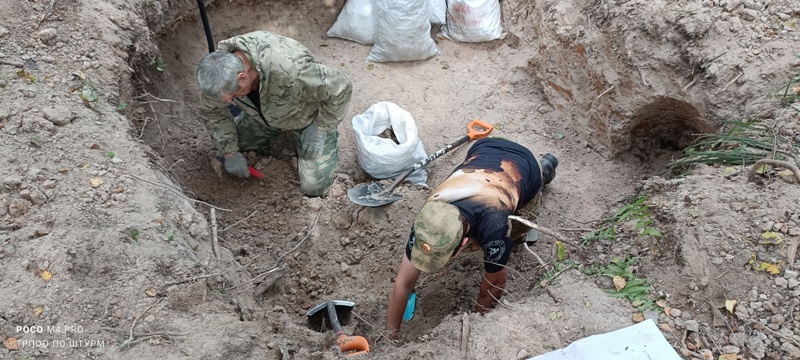 Тульские поисковики нашли останки 34 красноармейцев