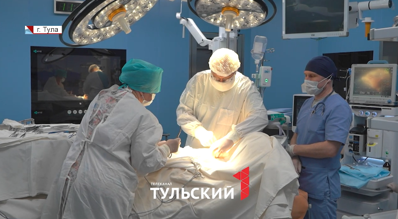 Тульские врачи научились делать операции на легких без вскрытия грудной клетки