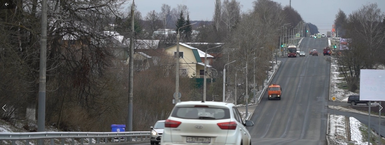 Ремонт дороги на Московском шоссе в Туле находится в завершающей стадии
