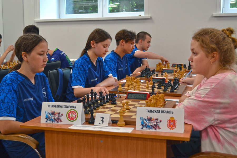 Туляки вышли в финал XII летней Спартакиады учащихся России по шахматам