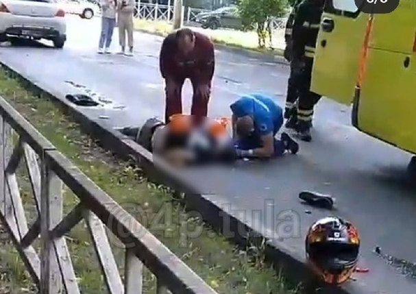 В Новомосковске пассажир мотоцикла погиб в ДТП