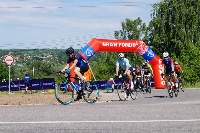 В Тульской области более 800 велосипедистов приняли участие в заезде Gran Fondo Russia