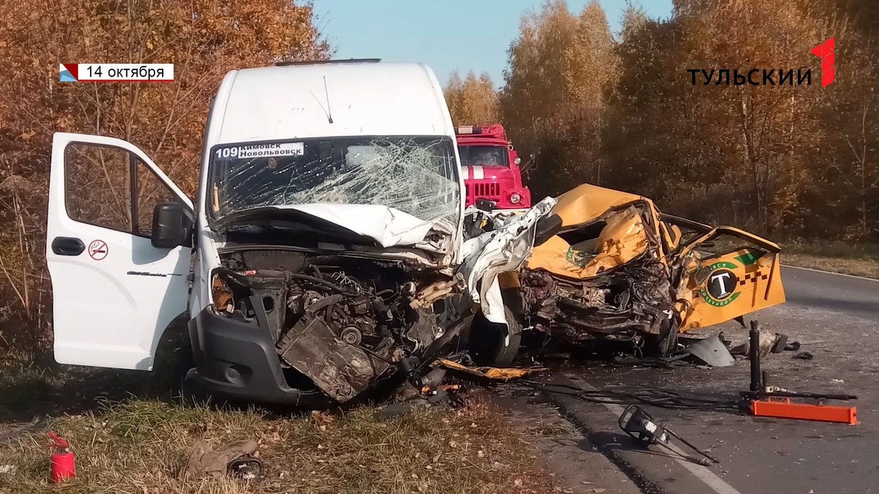Авария с социальным такси под Кимовском: водитель после суток работы уснул за рулем