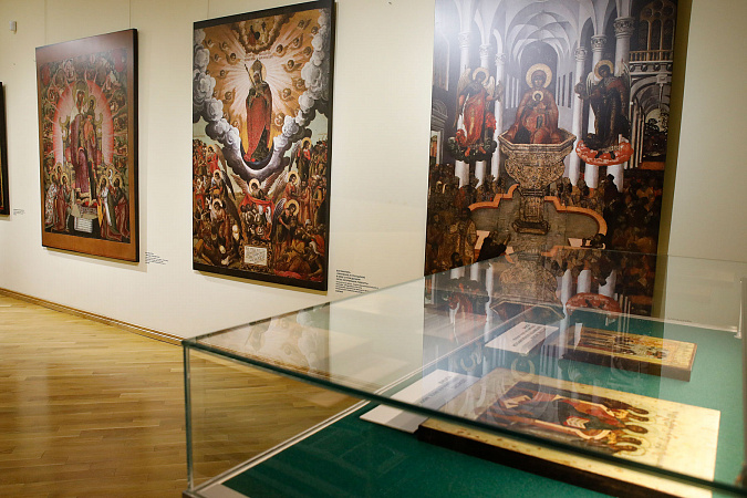 В Туле впервые представили копии икон из музея имени Андрея Рублева