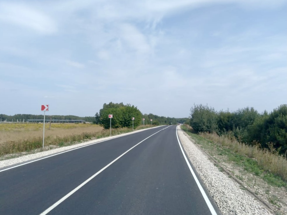 В Тульской области отремонтировали дорогу по новой технологии объемного проектирования