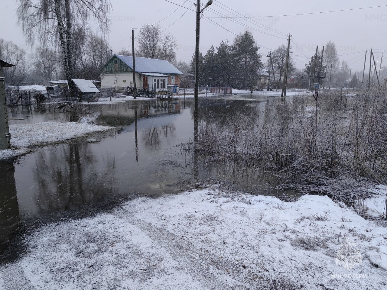 В Тульской области затопило приусадебные участки в пяти населенных пунктах  | 12.03.2023 | Тула - БезФормата