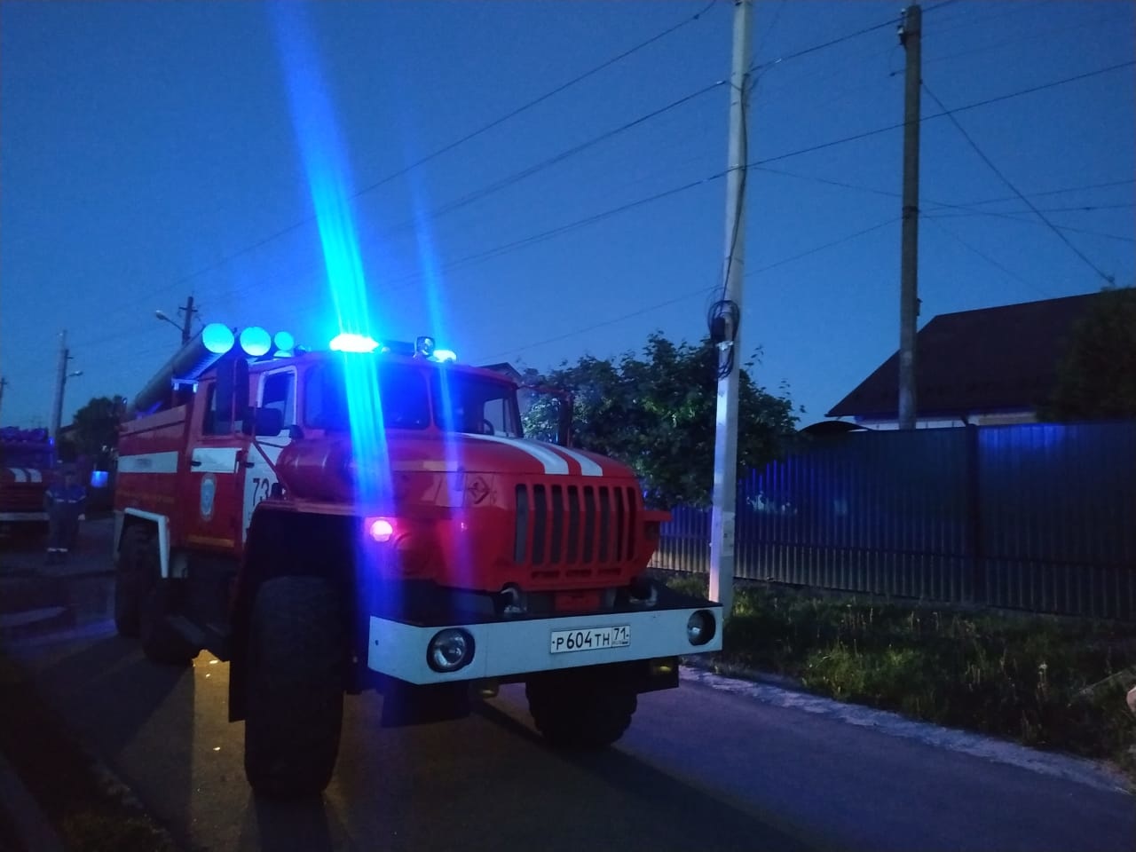 При пожаре в Тульской области спасли 1 человека - Новости Тулы и области -  1tulatv