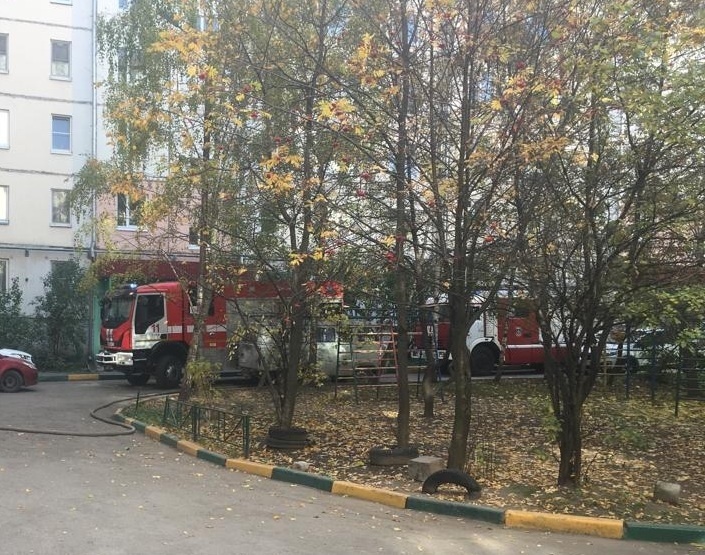 При пожаре на улице Степанова в Туле пострадал мужчина