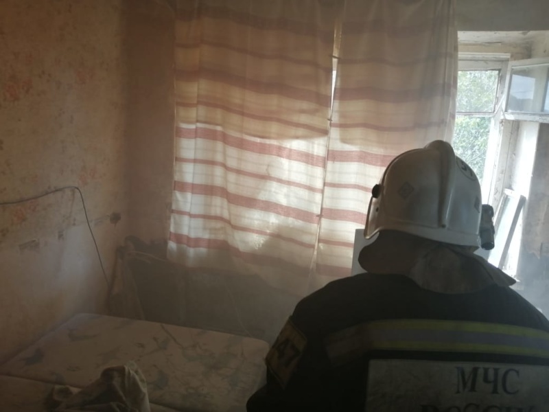 В городе Болохово загорелся многоквартирный жилой дом