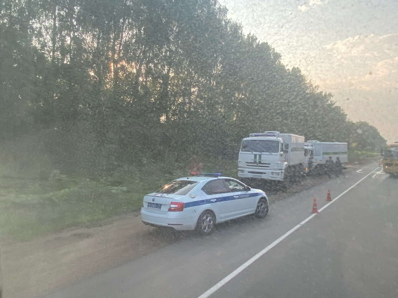 В Киреевском районе произошло тройное ДТП с участием автомобиля ФСИН -  Новости Тулы и области - 1tulatv