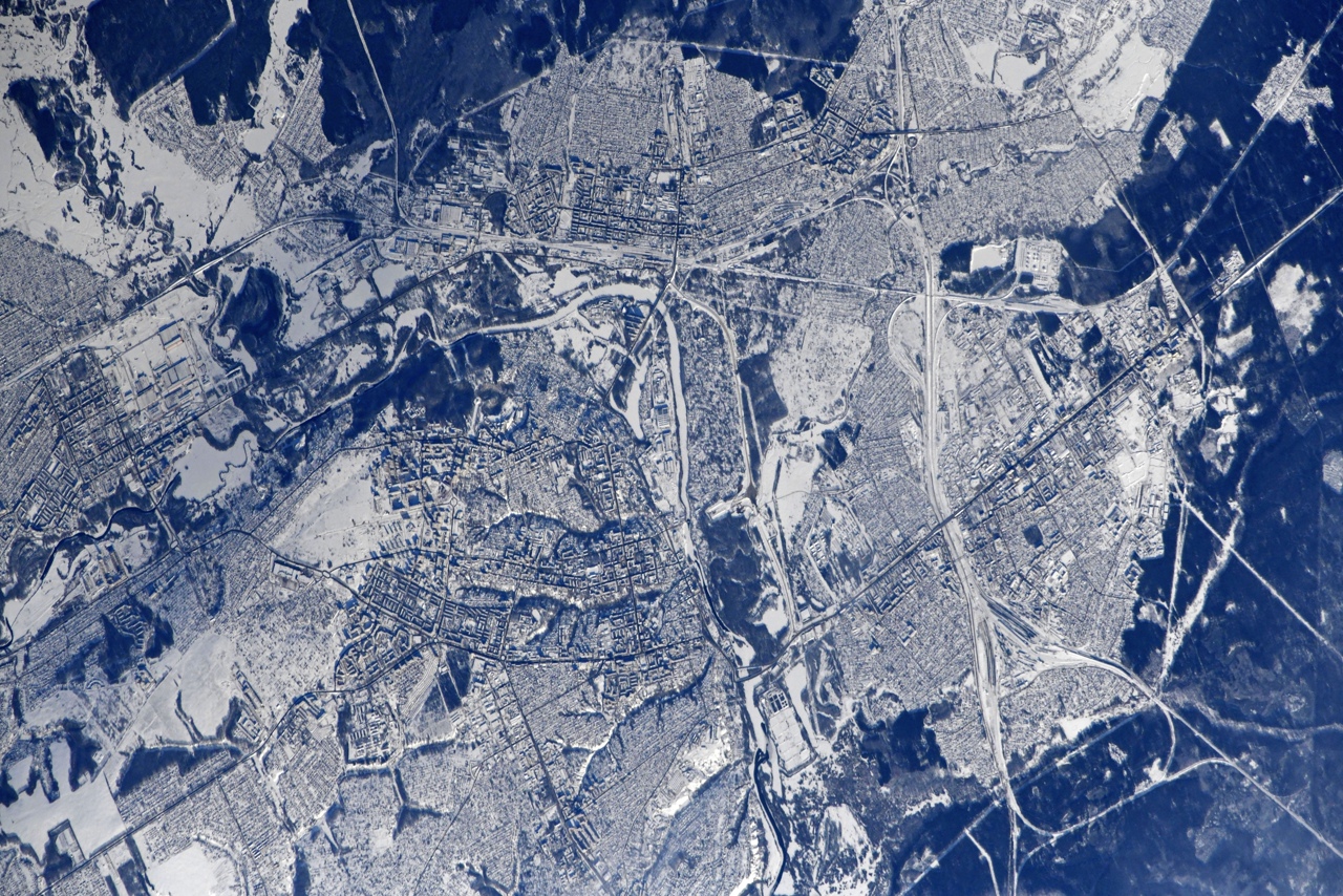 Тула снимок из космоса