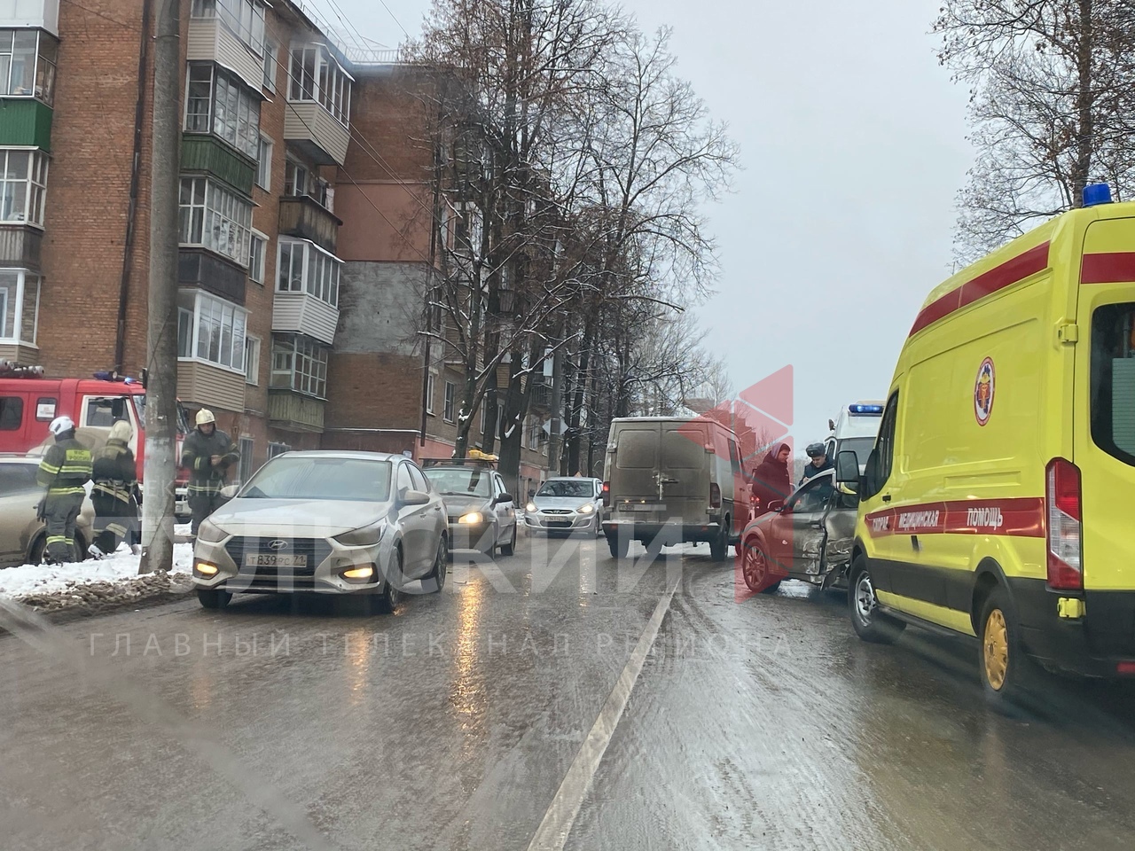 Авария на Тимирязевской улице