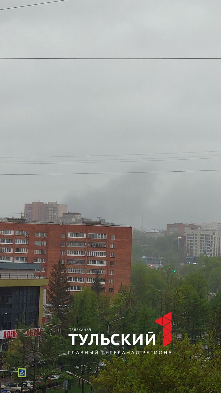 В Туле загорелось здание автосервиса на проезде Тимирязева | 30.04.2023 |  Тула - БезФормата