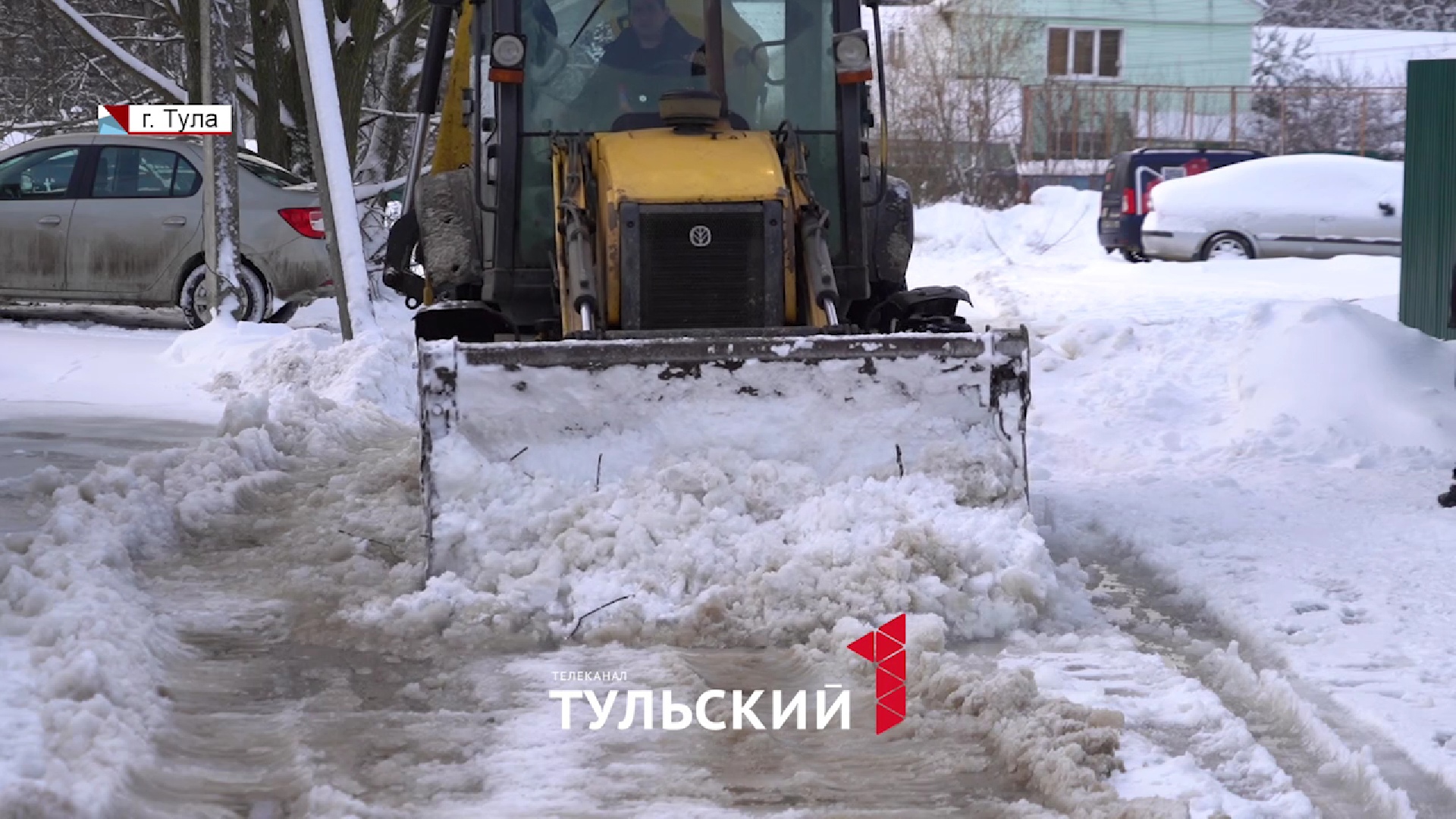 Участки жителей поселка под Тулой превратились в снежно-водяное болото  из-за конфликта с соседкой - Новости Тулы и области - 1tulatv