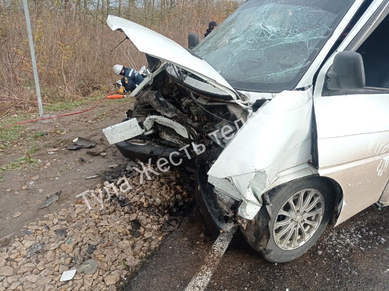 В жестком ДТП в Дубенском районе пострадала пожилая женщина - Новости Тулы  и области - 1tulatv