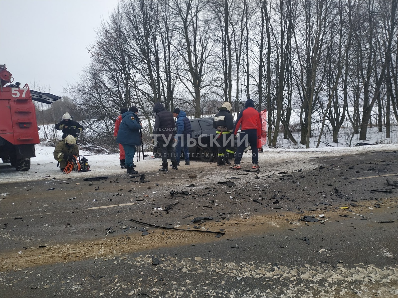 В ДТП под Новомосковском Volkswagen разорвало на две части: оба водителя  погибли - Новости Тулы и области - 1tulatv