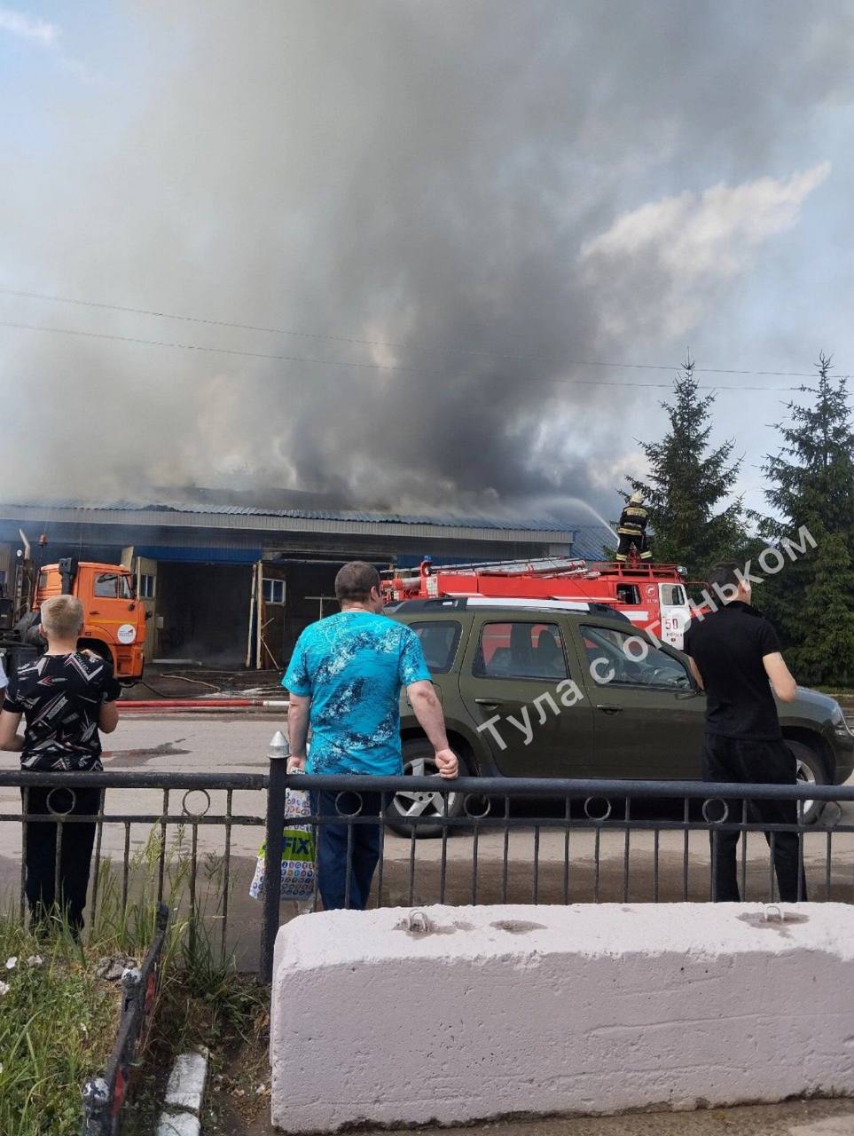 Названа предварительная причина возгорания в пожарной части Богородицка -  Новости Тулы и области - 1tulatv