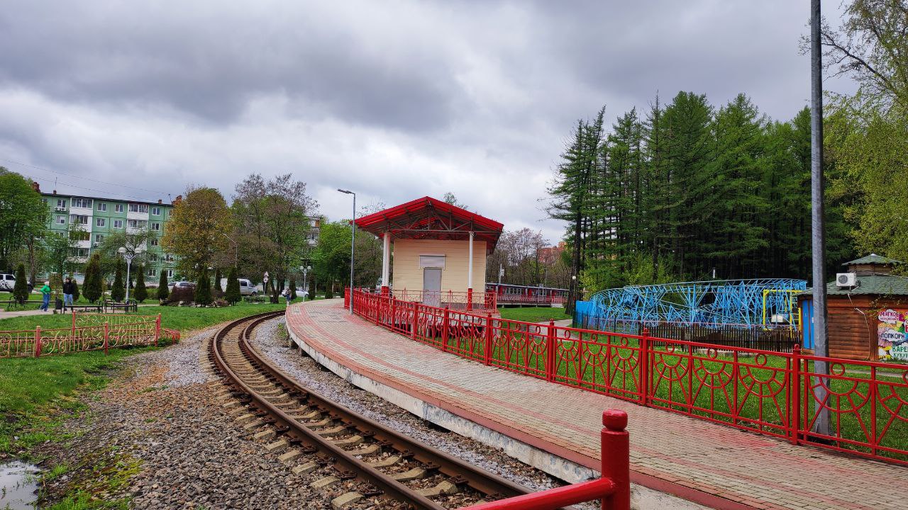 В Новомосковске стартовал новый сезон на детской железной дороге - Новости  Тулы и области - 1tulatv