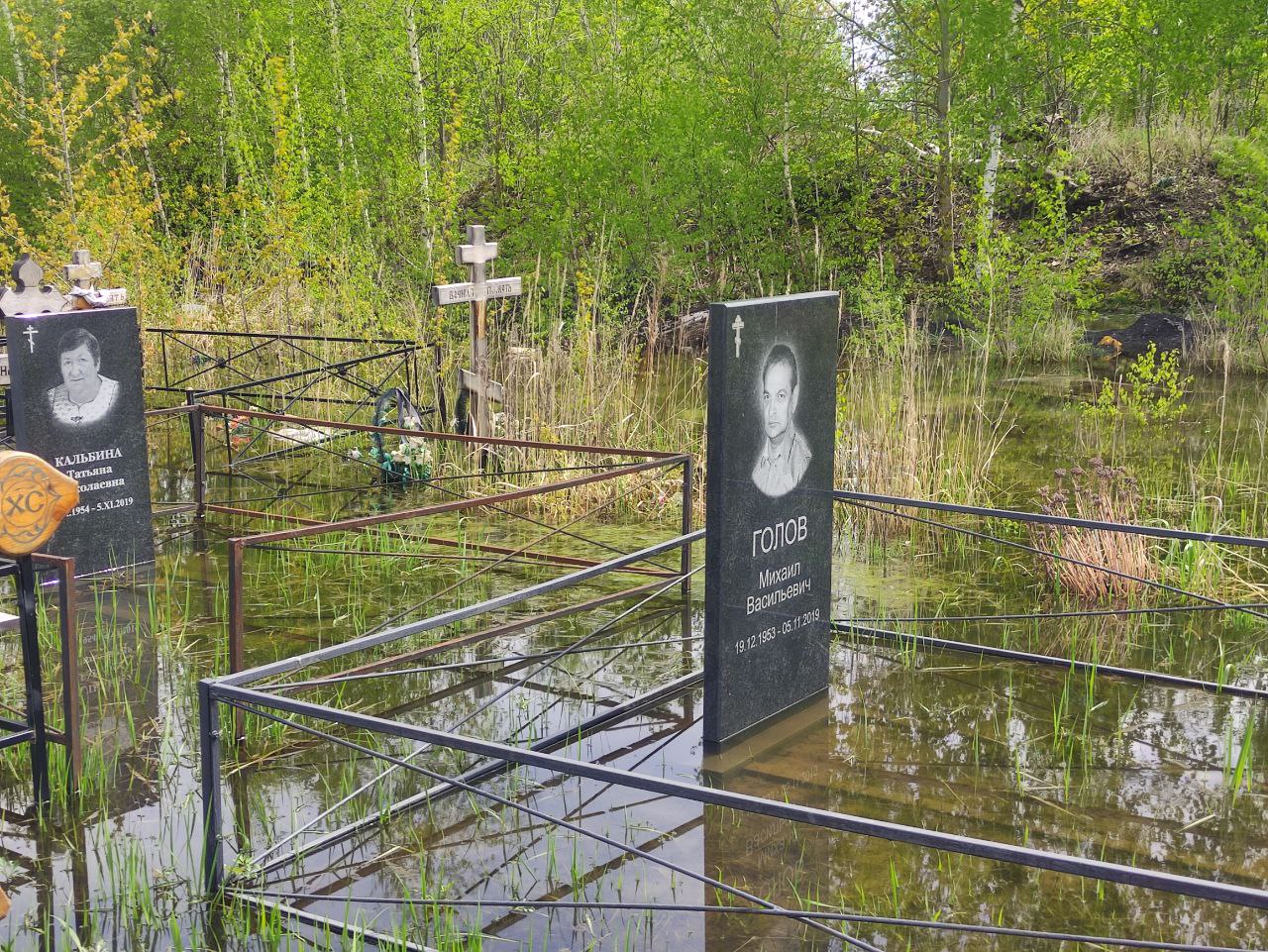 Какая судьба ждет затопленные могилы в Новомосковске | 05.05.2023 | Тула -  БезФормата