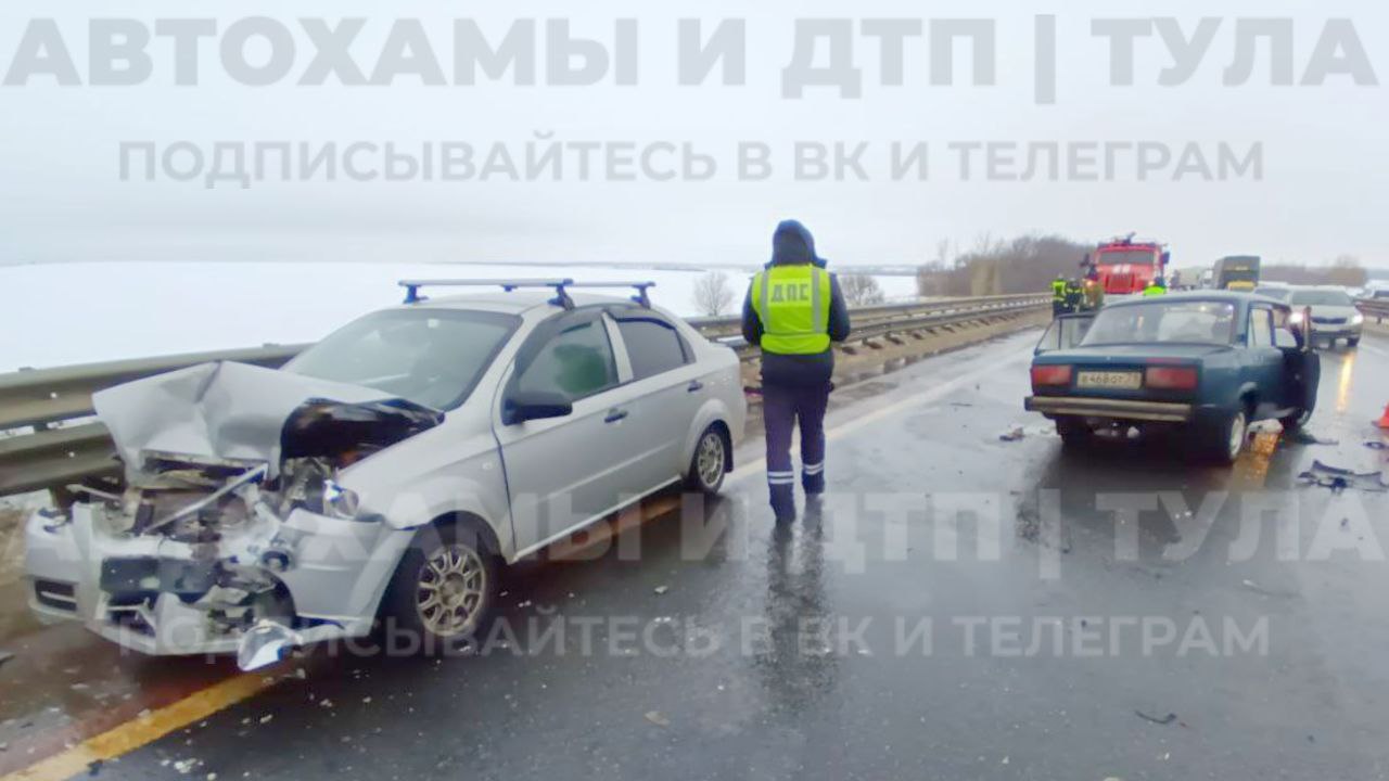 В Воловском районе произошло смертельное ДТП с тремя машинами - Новости  Тулы и области - 1tulatv