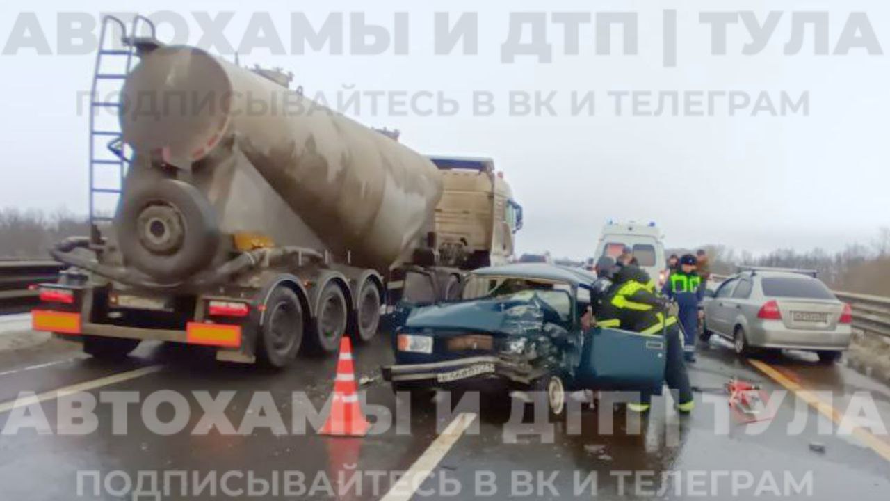 В Воловском районе произошло смертельное ДТП с тремя машинами - Новости  Тулы и области - 1tulatv